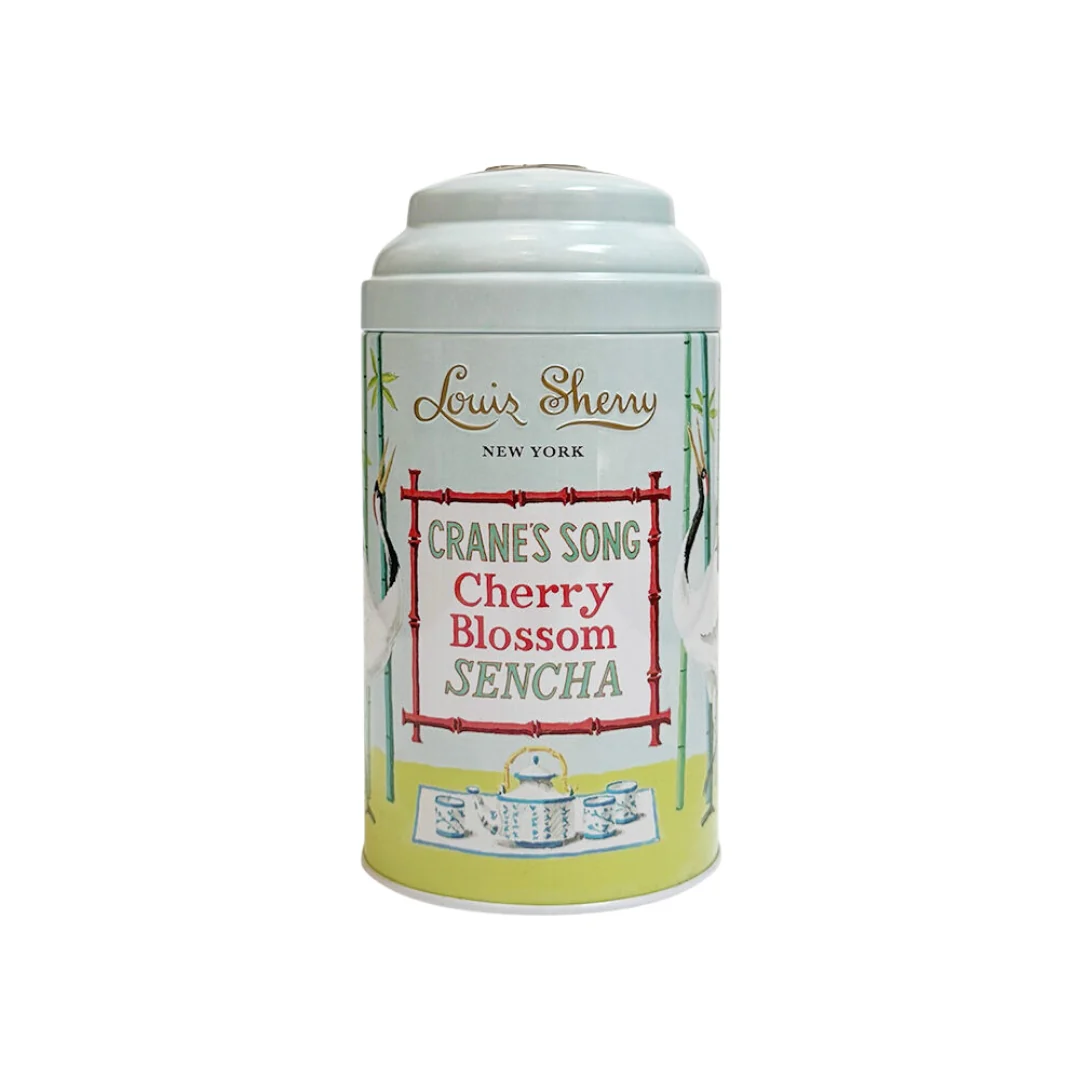 Crane's Song Cherry Blossom Sencha Tea Tin