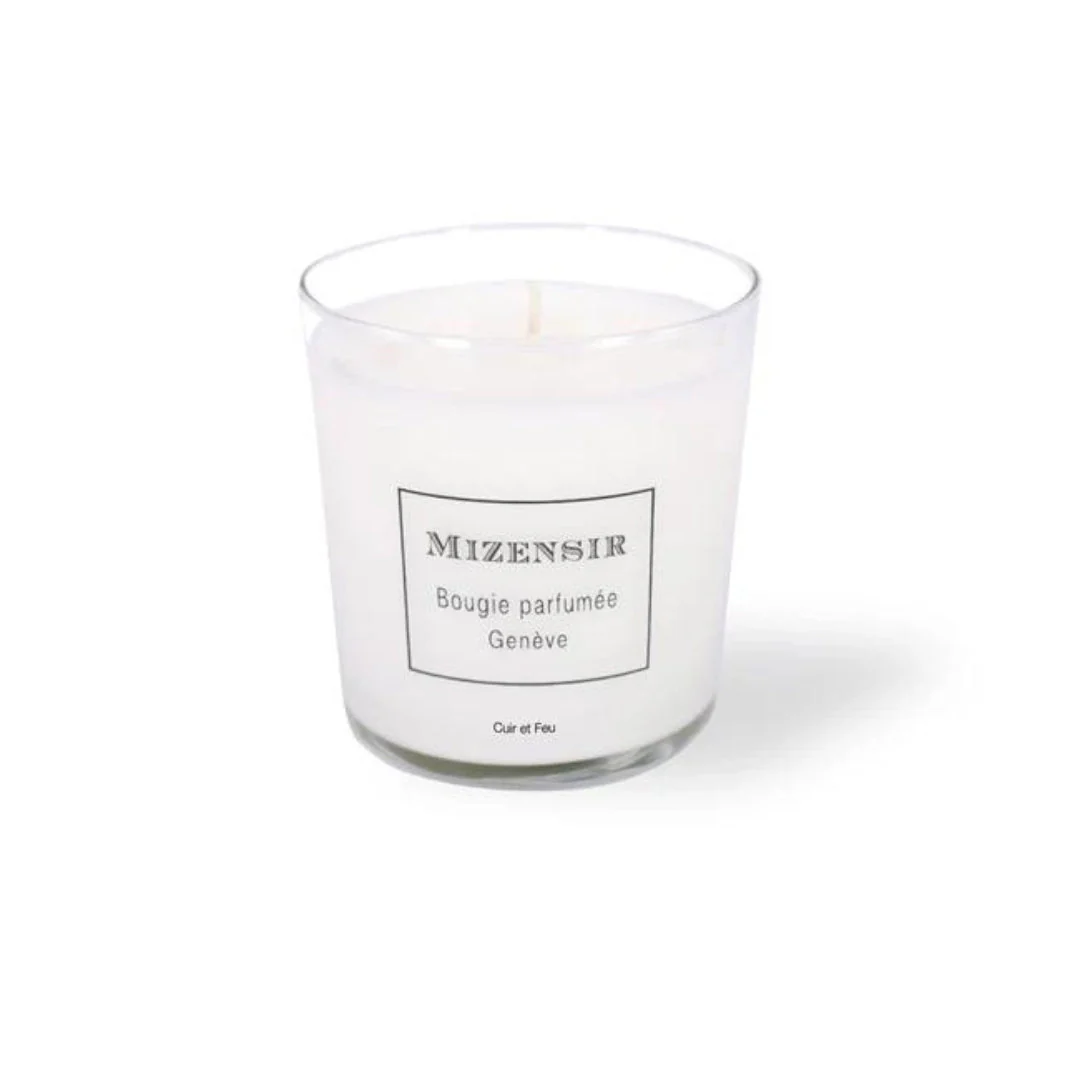 Cuir et Feu Candle