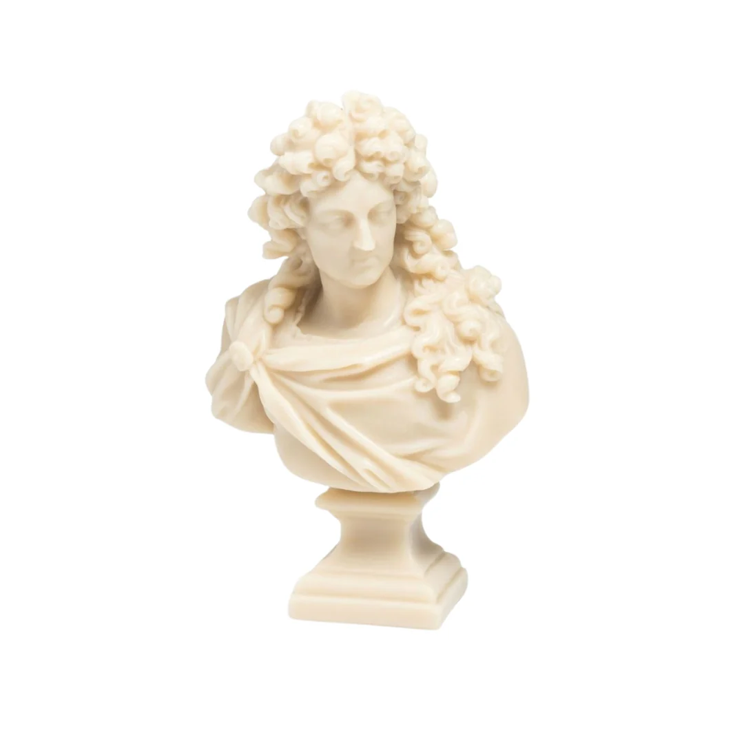 Louis XIV Stone Wax Bust